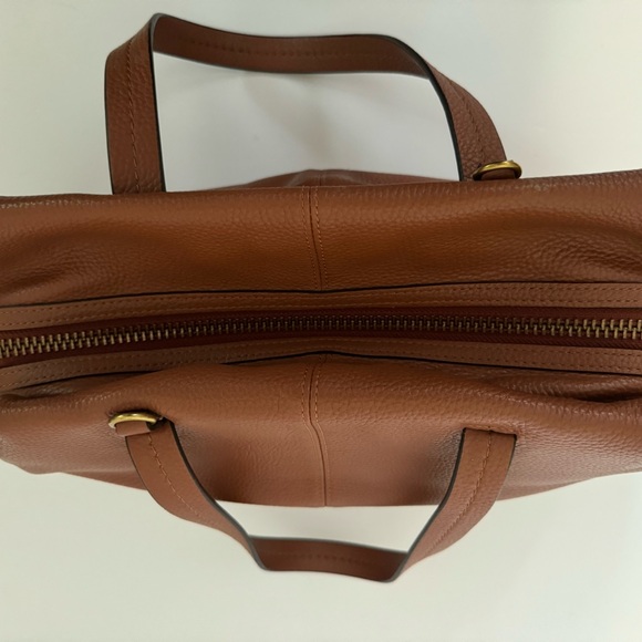 [J. Crew] “Bristol” Brown Satchel Medium  Handbag - Picture 9 of 11